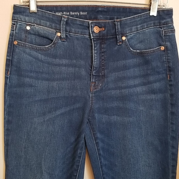 Talbots Flawless Highrise Barley Boot Cut Jeans - Picture 2 of 11